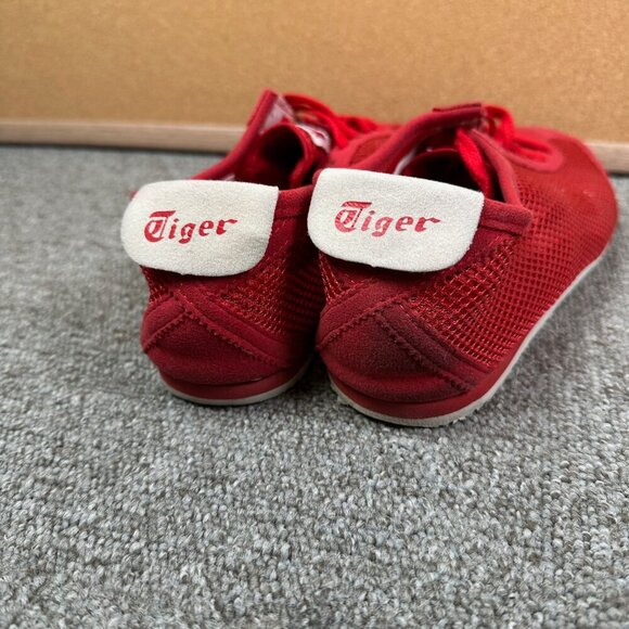 Onitsuka Tiger By ASICS Mexico 66 Rare Serrano Red White Mesh Mens 8.5 Sneaker - Picture 3 of 6